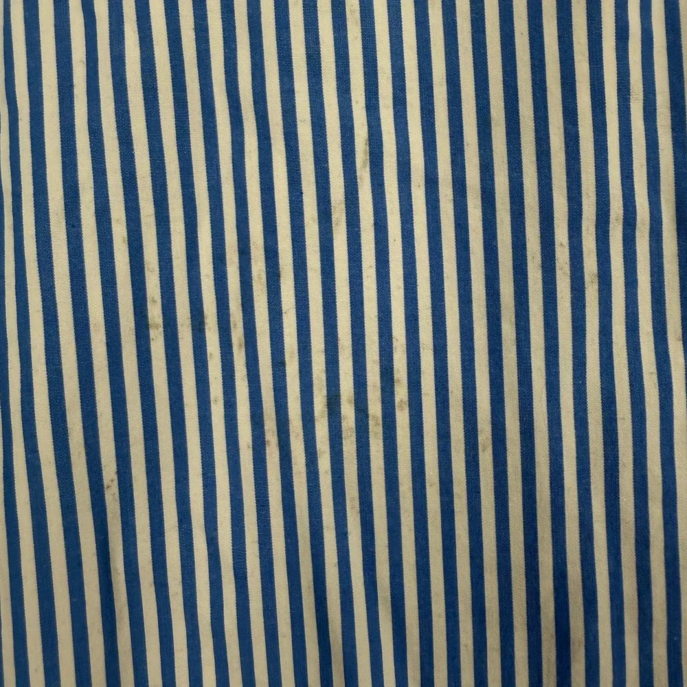 Polo Ralph Lauren 6XB Button Down Shirt Classic Striped Big and Tall Blue White